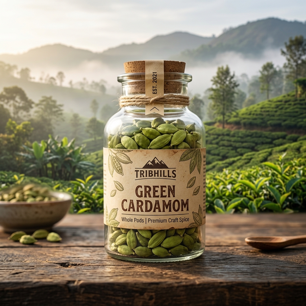 TribHills Green Cardamom